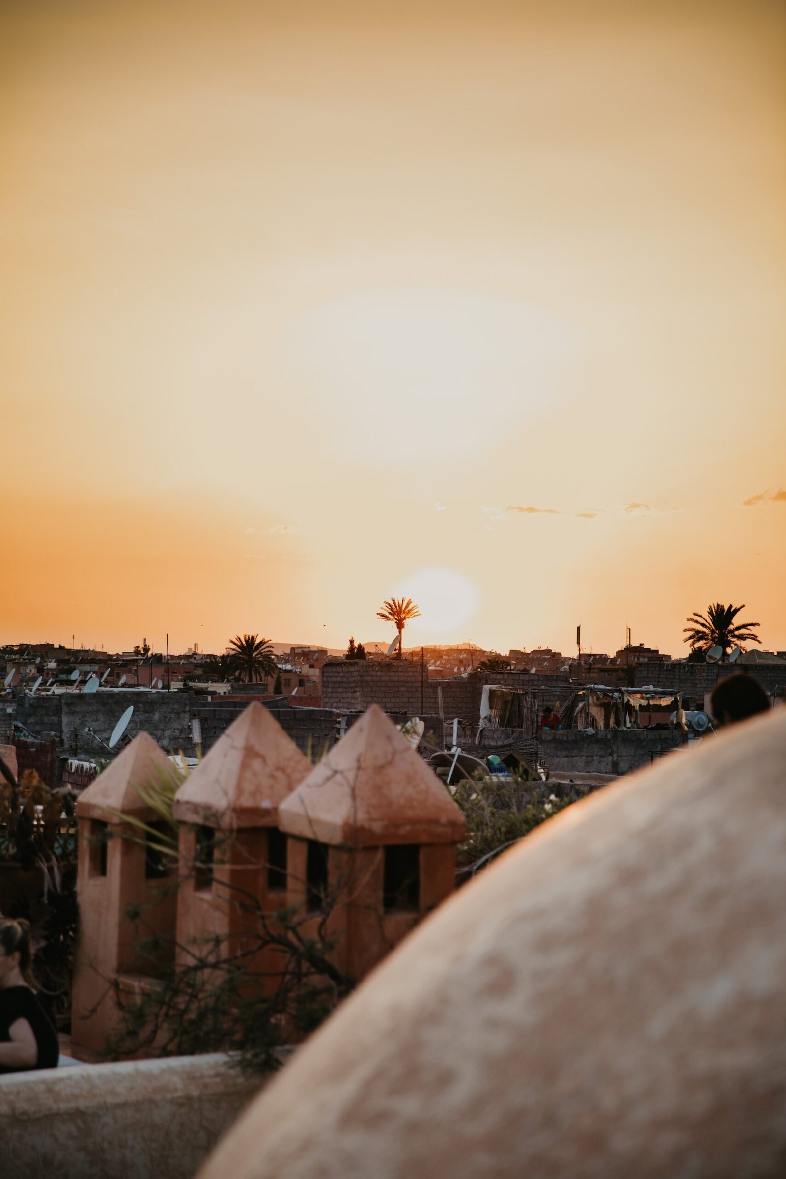 Sunset Marrakech old city